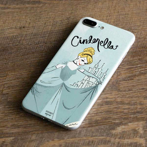 Disney Princess Cinderella Curtsy Art iPhone 8 Plus Skin